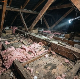Before Roof Cavity Restoration